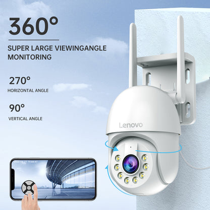 Lenovo Smart PTZ 5x Digital Zoom Auto Tracking ONVIF Wireless CCTV Camera