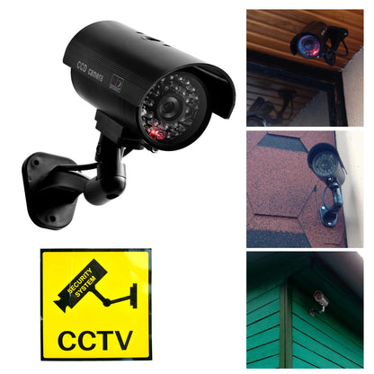 Dummy CCTV Camera with IR LED Flash